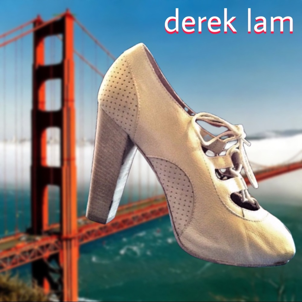 Derek Lam Leather Retro 40’s Style Heels